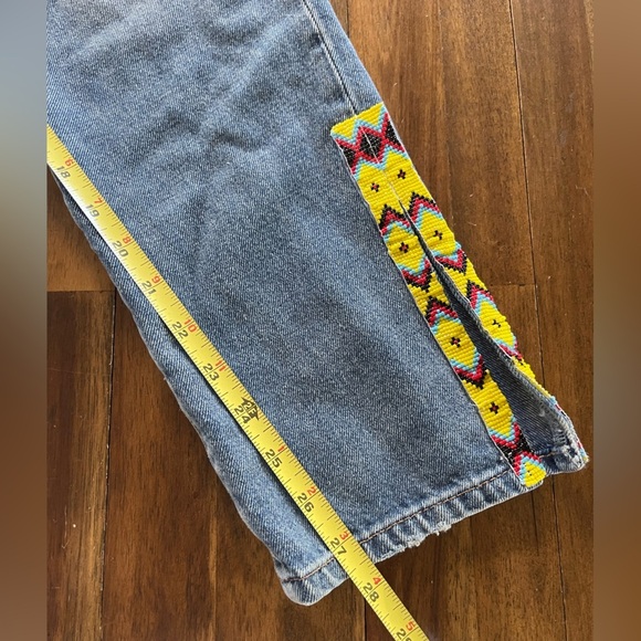 Polo Ralph Lauren the Callen high rise slim beaded split bottom jeans - Picture 6 of 10